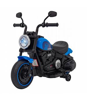 Moto Chopper FASTER 6V eléctrica para niños, azul, 1-4 AÑOS INDA565-RA-AHL008